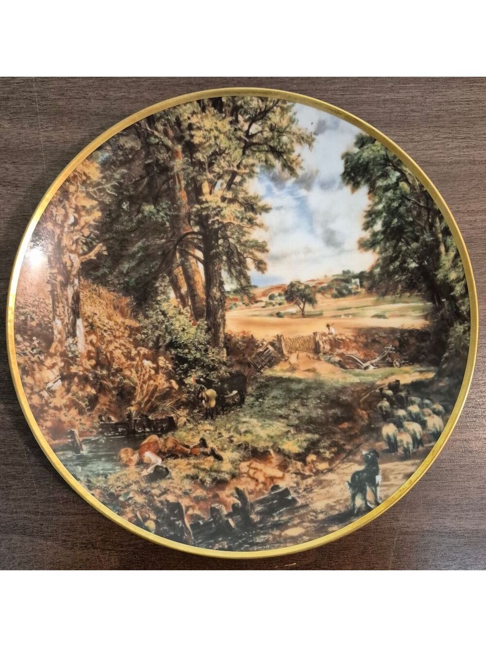 Gloria Fine Porcelain Bavaria Handwork Bayreuth Decorative Plate